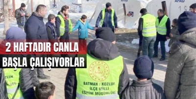 2 HAFTADIR CANLA BAŞLA ÇALIŞIYORLAR