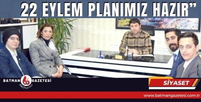 22 EYLEM PLANIMIZ HAZIR