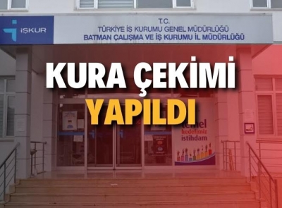 23 kişi kurayla belirlendi 