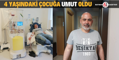 4 YAŞINDAKİ ÇOCUĞA UMUT OLDU