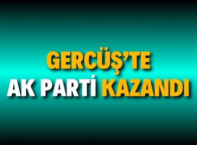 AK PARTİ GERCÜŞ’TE 54 OYLA KAZANDI