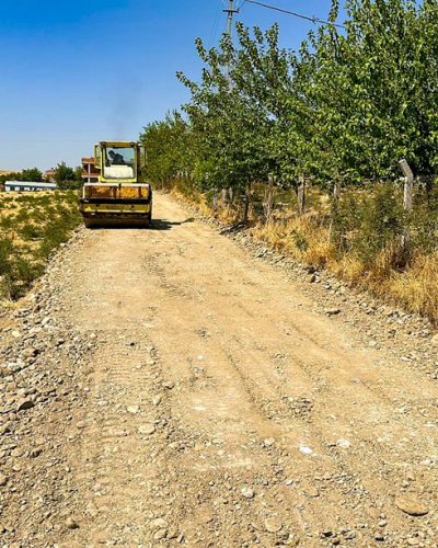 AKOBA KÖYÜNE YENİ STABİLİZE YOL