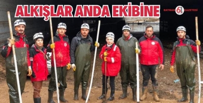 ALKIŞLAR ANDA EKİBİNE