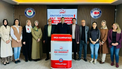 “ANAYASA DEĞİŞSİN AİLE KORUNSUN”