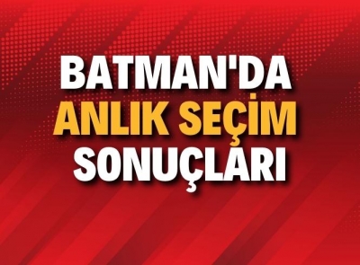 BATMAN ANLIK SEÇİM SONUÇLARI