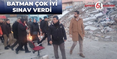 BATMAN ÇOK İYİ SINAV VERDİ