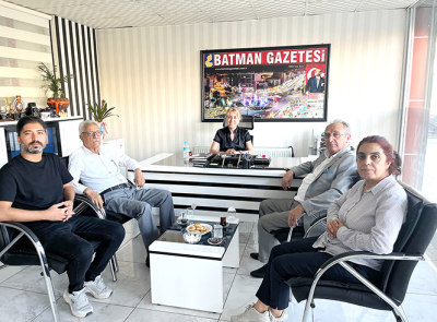 BATMAN EMEKLİLER DERNEĞİ'NDEN GAZETEMİZE ZİYARET