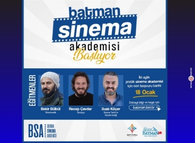 Batman Sinema Akademisi başvuruları devam ediyor