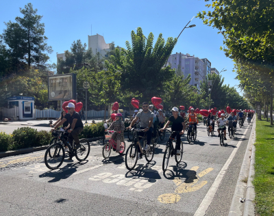 BATMAN'DA YAŞAM İÇİN PEDALLAR DÖNDÜ