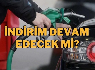 Benzine indirim geldi