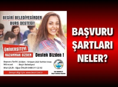 Beşiri Belediyesi’nden öğrencilere burs