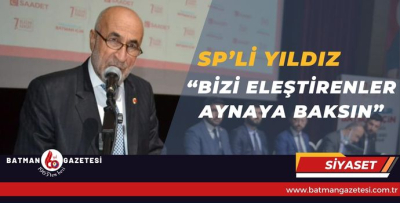 BİZİ ELEŞTİRENLER AYNAYA BAKSIN