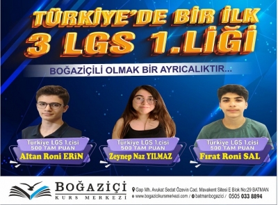 Boğaziçi’nden 3 Türkiye birincisi çıktı