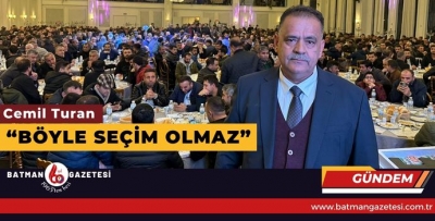 BÖYLE SEÇİM OLMAZ