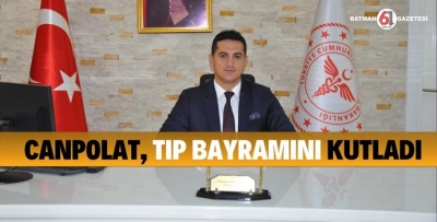 CANPOLAT, TIP BAYRAMINI KUTLADI