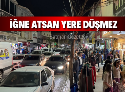 ÇARŞIDA BAYRAM YOĞUNLUĞU 