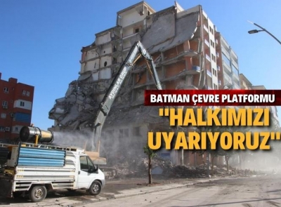 Çevre Platformu uyardı!