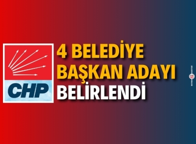 CHP ADAYLARINI AÇIKLADI 