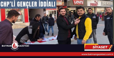 CHP’Lİ GENÇLER İDDİALI” İKTİDARA YÜRÜYORUZ”