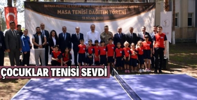 ÇOCUKLARA TENİSİ SEVDİREN PROJE