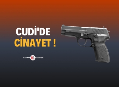 Cudi'de cinayet 