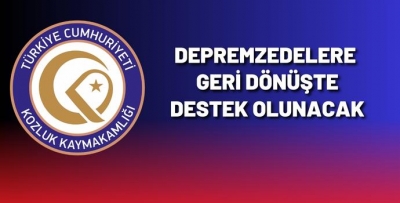 DEPREMZEDELER GERİ DÖNMEK İSTİYOR