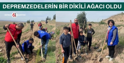 DEPREMZEDELERİN BİR DİKİLİ AĞACI OLDU