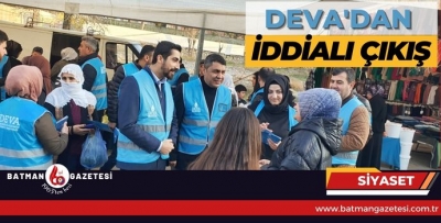 DEVA’DAN İDDİALI ÇIKIŞ