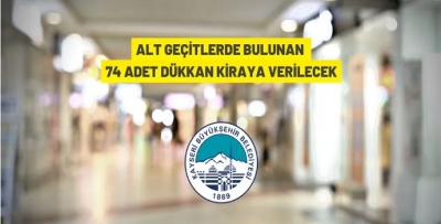 DÜKKAN KİRALAMA İHALESİ