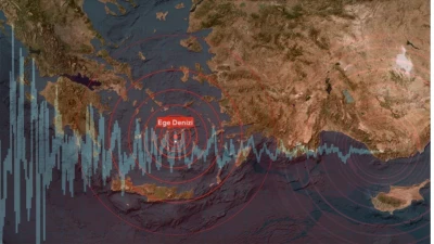 EGE DENİZİ'NDE DEPREM