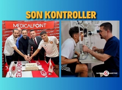 Futbolcular sağlık kontrolünden geçti