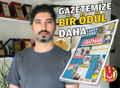 GAZETEMİZE TASARIM ÖDÜLÜ