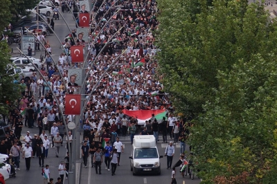 GAZZE İÇİN 'SESSİZ YÜRÜYÜŞ' 