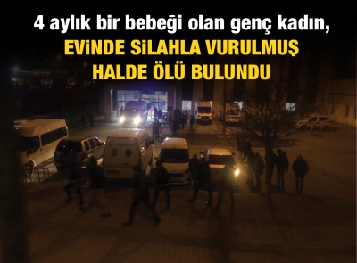 Genç kadın evinde ölü bulundu