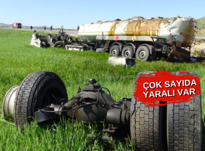 GERCÜŞ'TE ZİNCİRLEME TRAFİK KAZASI