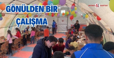 GÖNÜLDEN BİR ÇALIŞMA