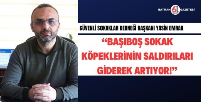 GÜVENLİ SOKAKLAR DERNEĞİ'NDEN AÇIKLAMA