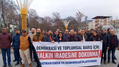 BATMAN EMEK VE DEMOKRASİ PLATFORMU’NDAN KAYYIM TEPKİSİ