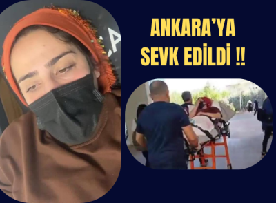 HAPŞIRMA HASTALIĞINDAN MUZDARİP ANNE ANKARA'YA SEVK EDİLDİ