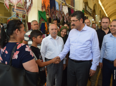 HASANKEYF'TE VATANDAŞLARLA GÖRÜŞTÜ