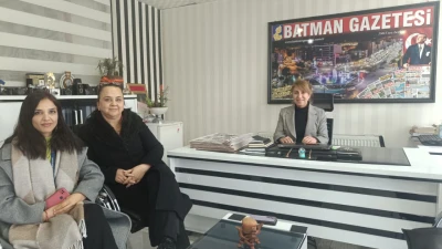 HASTANE YÖNETİCİLERİ BATMAN GAZETESİ’Nİ ZİYARET ETTİ