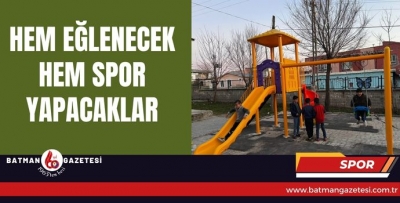 HEM EĞLENECEK HEM SPOR YAPACAKLAR