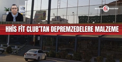 HHİS FİT CLUB’TAN DEPREMZEDELERE MALZEME