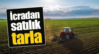 İCRA’DAN SATILIK 138 BİN METREKARE TARLA