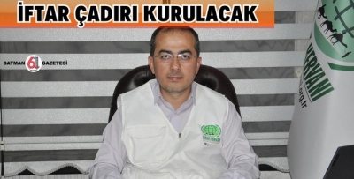 İFTAR ÇADIRI KURULACAK