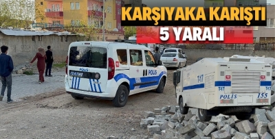 AİLE KAVGASI...5 YARALI 