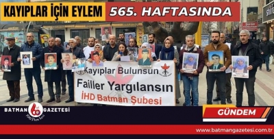 KAYIPLAR İÇİN 565. EYLEM