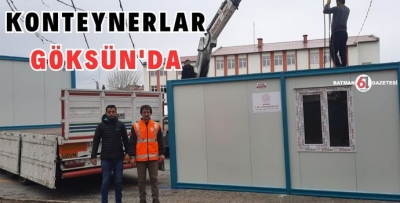 KERMES GELİRLERİYLE KONTEYNERLAR ALINDI