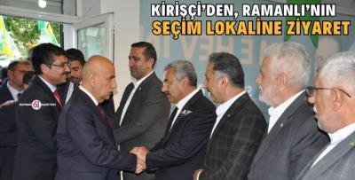 KİRİŞÇİ’DEN, RAMANLI’YA DESTEK ZİYARETİ