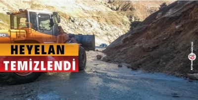 KISA ZAMANDA HEYELAN TEMİZLENDİ